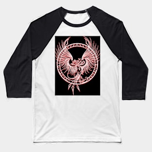 Phoenix Emblem in Circle Baseball T-Shirt